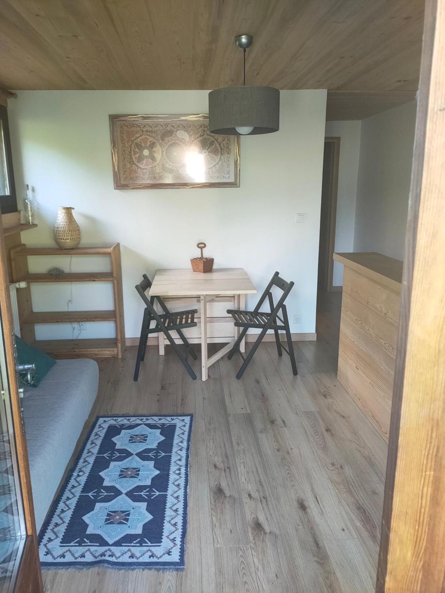 Beau Studio Dans La Vallee De Chamonix Les Trabets Zewnętrze zdjęcie